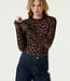 GARCIA T-Shirt LONG SLEEVE GARCIA DAMES TIJGER BLACK