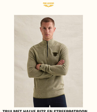 PME LEGEND Pull HALF ZIP COLLAR PME LEGEND LODEN GREEN
