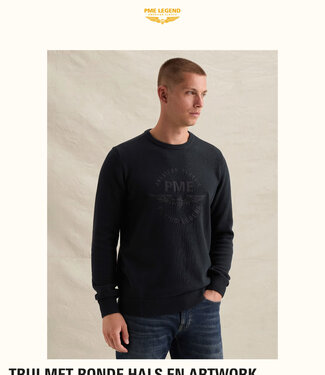 PME LEGEND Sweater R-NECK LOGO PME LEGEND SALUTE
