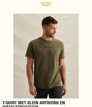 PME LEGEND T-Shirt WAFFLE JERSEY PME LEGEND KALAMATA