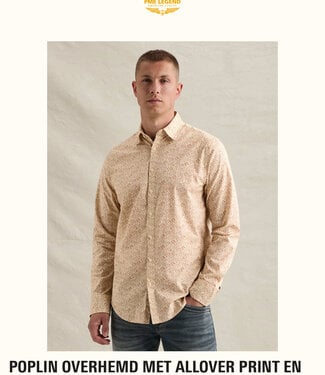 PME LEGEND Hemd PRINT ON POPLIN PME LEGEND ARABIAN SPICE