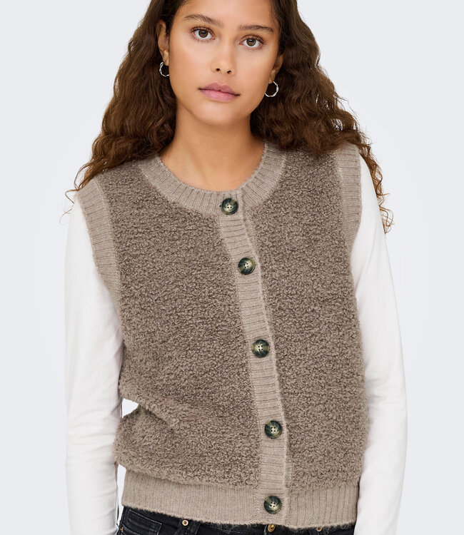 JDY Vest EIRA LIFE JDY CHOCOLATE