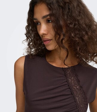 JDY Top MISTY LACE JDY CHOCOLATE