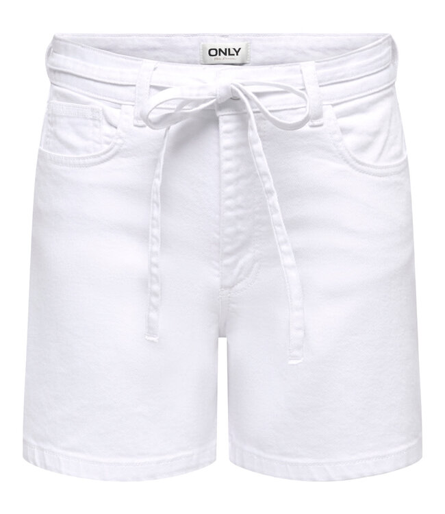 ONLY Short GIANNA BELTED ONLY WHITE DENIM