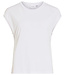 VILA T-Shirt  MODALA O-NECK VILA OPTICAL SNOW