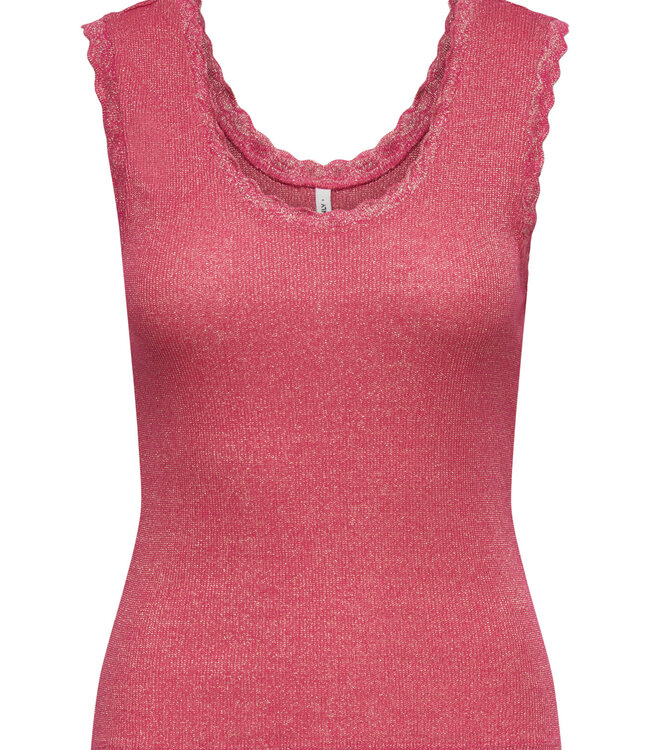 ONLY Top CARLA GLITTER ONLY PINK YARROW