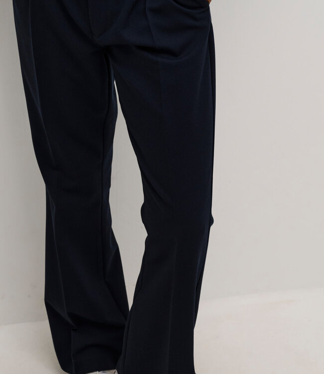 KAFFE Broek SAKURA FLARED KAFFE MIDNIGHT MARINE