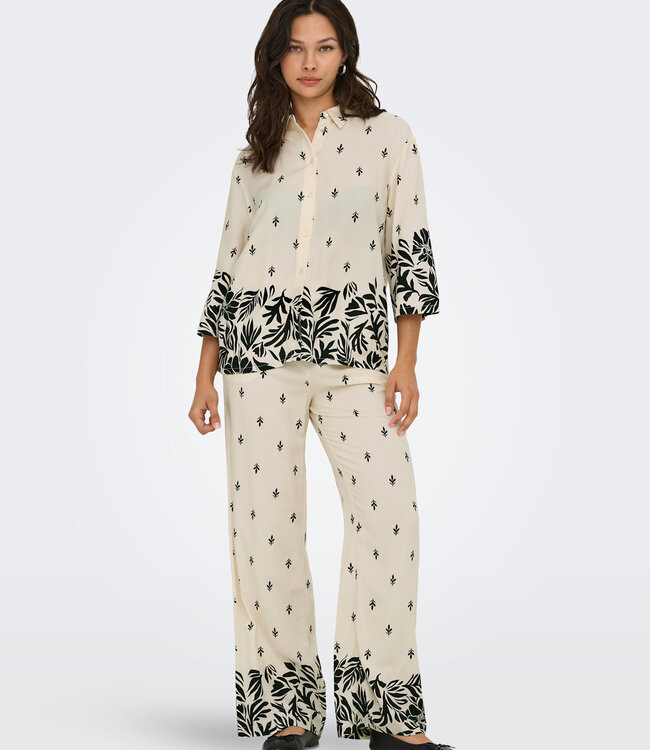 JDY Broek MAGGIE WIDE JDY SANDSHELL