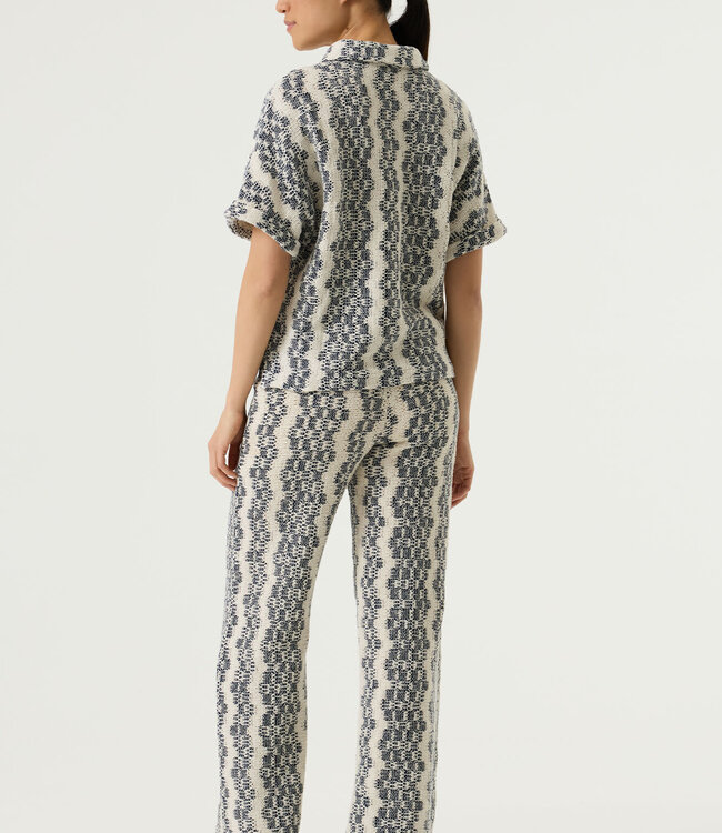 GARCIA Broek SUMMER PRINT GARCIA ECRU BLUE