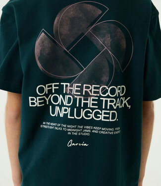 GARCIA T-Shirt KM OFF THE RECORD GARCIA BOYS JADED TEAL