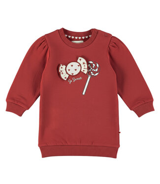 DIRKJE Kleedje HEARTS LOLY DIRKJE ROSEWOOD