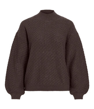 VILA Pull TULI HIGHNECK VILA COFFE BEAN