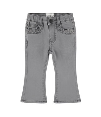 DIRKJE Broek JEANS FLARED DIRKJE GIRLS GRAY