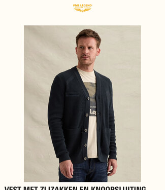 PME LEGEND Vest MET ZIJ ZAKKEN EN KNOPEN PME LEGEND SALUTE