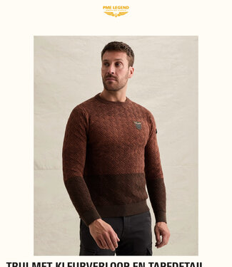 PME LEGEND Pull R-NECK GRADIENT PME LEGEND ARABIAN SPICE