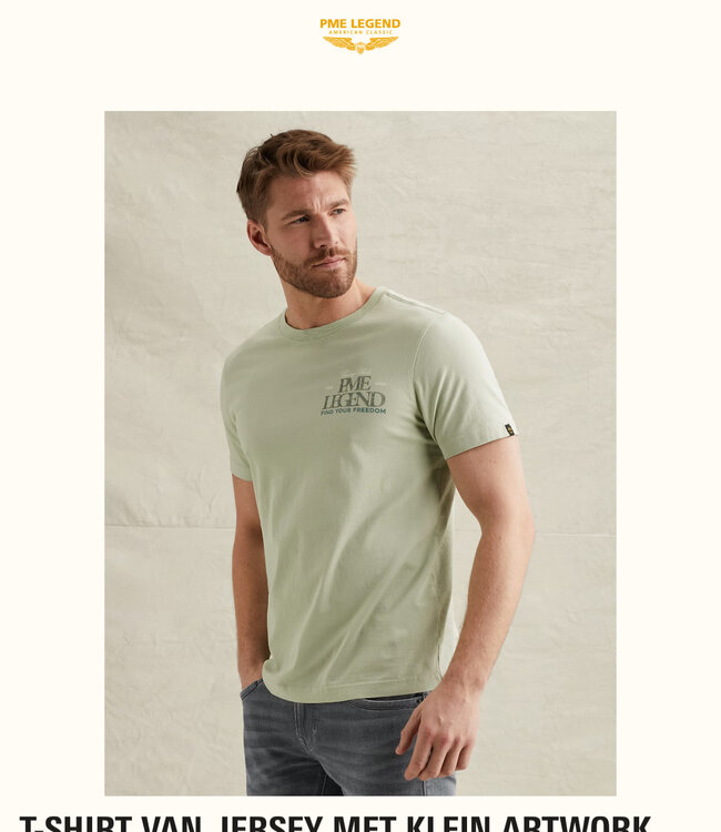 PME LEGEND T-Shirt ARTWORK PME LEGEND CAMEO GREEN