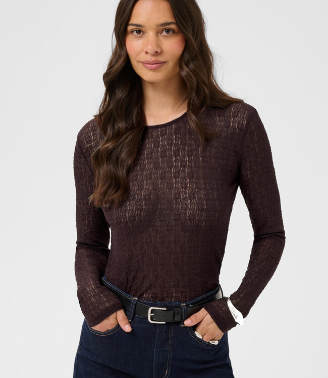 KAFFE T-Shirt KANT ALLISON KAFFE FUDGE