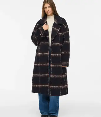 VILA Jas MELON CHECK VILA NAVY BLAZER