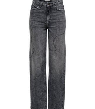 JDY Broek SANDRA STONE STRAIGHT JDY GREY DENIM