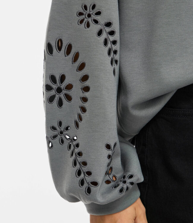 VILA Pull SWEATER SANDY VILA BALSEM GREEN