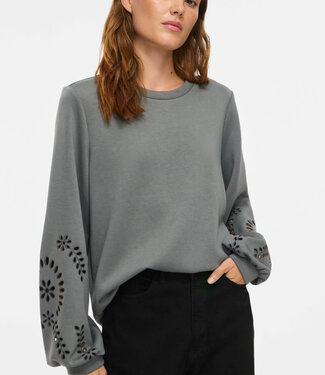 VILA Pull SWEATER SANDY VILA BALSEM GREEN