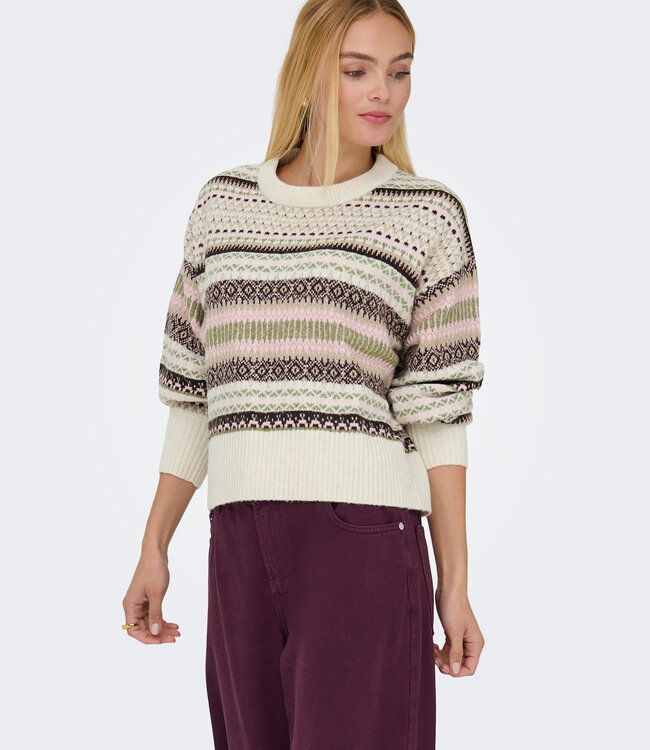 JDY Pull ARIANNE ONLY PUMICE STONE JAQUARD