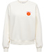 ONLY Pull SWEATER DAZE TERRY BACK PRINT ONLY CLOUD DANCER