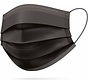 Type IIR Mondkapjes - Zwart 50 stuks - CE - Medisch mondkapje