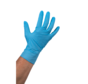 Nitril comfort handschoen - blauw - ongepoederd - maat M - 100 stuks