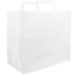 Papieren draagtas Wit - 32x 17x27cm - 250 stuks