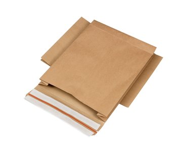Specipack Papieren verzendzakken - do good bag - 250 x 350 x 50 mm - 135g - met retourstrip - 100 stuks