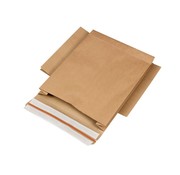 Papieren verzendzakken - do good bag - 320 x 430 x 80 mm - 135g - met retourstrip - 100 stuks