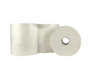 Specipack Wc papier Jumbo Maxi 100% cellulose - 2 laags toiletpapier - 6 rollen van 380 meter in folie