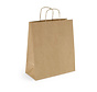 Papieren tasjes - 22 x 10 x 28 cm - Gedraaid koord - 250 stuks