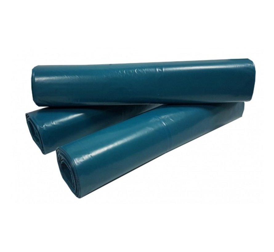Afvalzakken LDPE 80 x 110 cm - T60 blauw - 10 rol a 20 zakken in doos