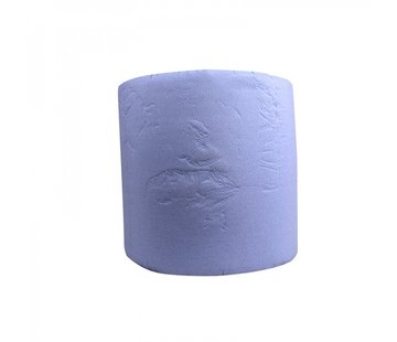 Specipack Industriepapier verlijmd - 100% cellulose - blauw - 3 laags - 36 cm x 380 meter - 1 rol in folie