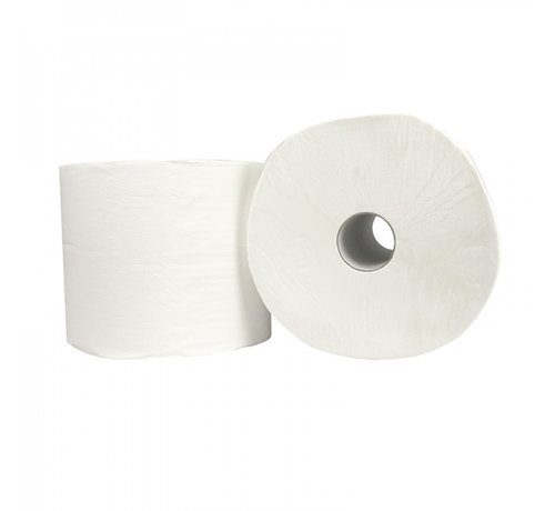 Specipack Industriepapier verlijmd 100% cellulose 2 laags - 26,5 cm  x 380 meter - 2 rollen in folie