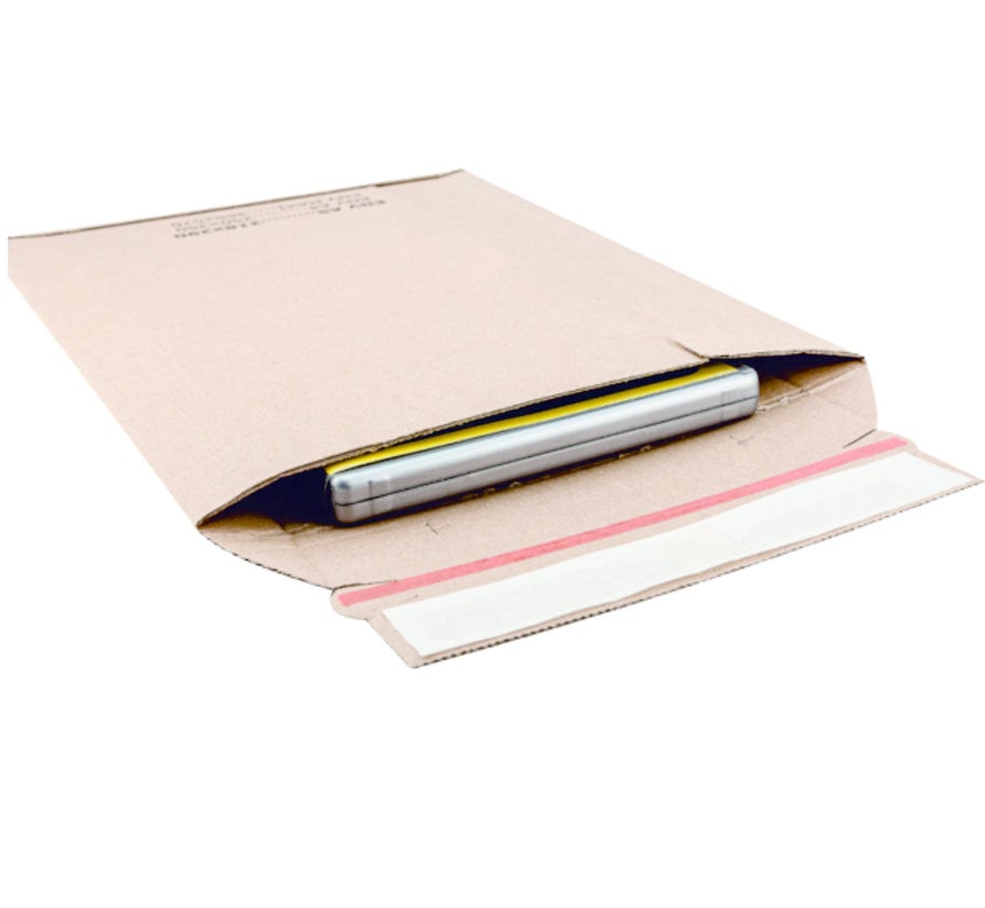 Kartonnen envelop 280 x 400 mm - 100 stuks in doos