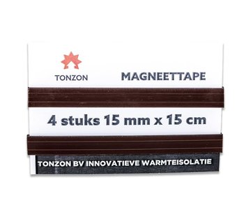 Specipack Magneettape Tonzon - isolatie - pak met 4 stukken van 15 mm x 15 cm