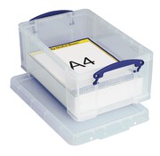 Really Useful Box Really Useful Box opbergdoos - 9 liter - transparant