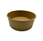 Salad bowl kraft - pokebowl - karton - 1300 ml / 43 oz - doos met 300 stuks