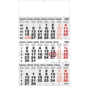 Gallery 3-maandkalender  - Classic Grijs - 2024