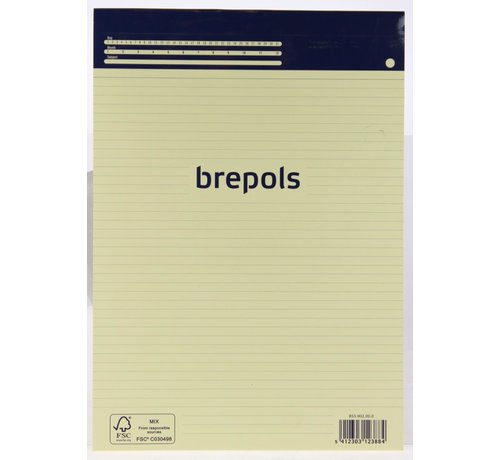 Brepols Brepols Notitieboekje - Gelijnd - 100 Bladzijden