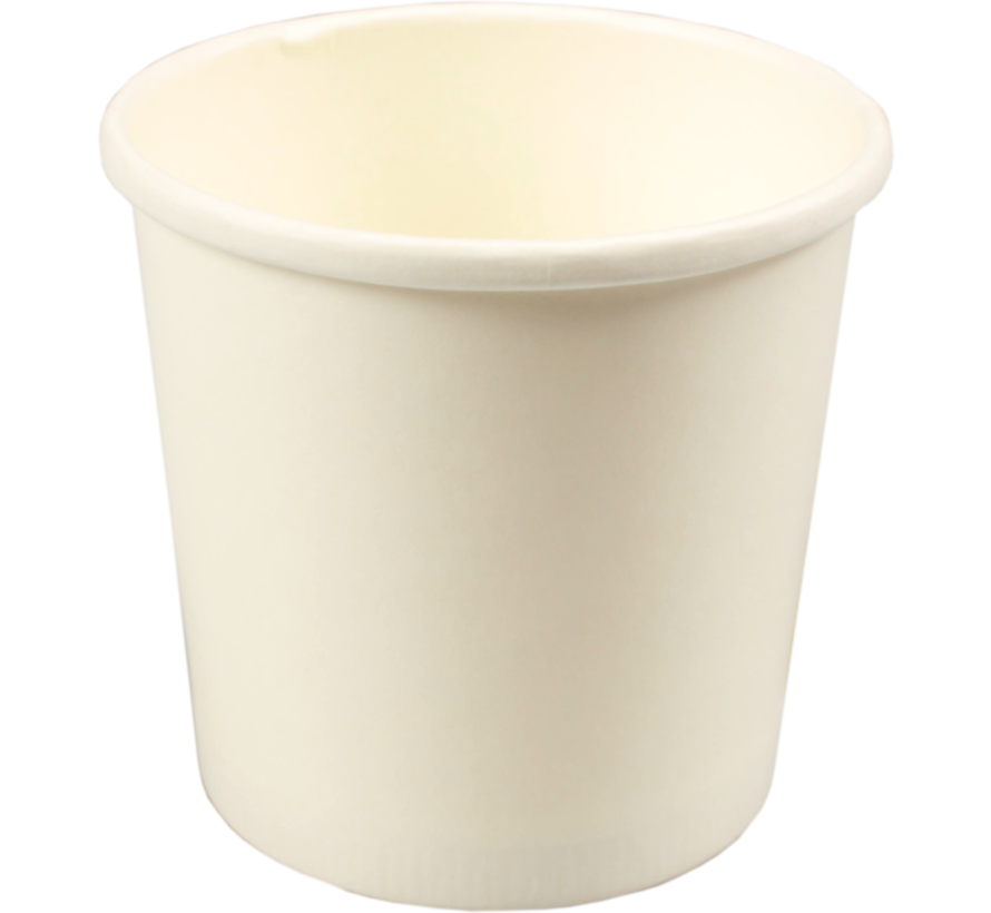 Hotcup - soup-to-go  - 12oz/300ml  - wit -500 stuks