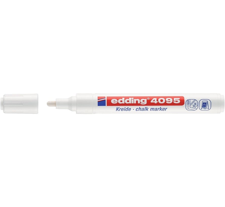 Edding - krijtmarker - e-4095 - wit