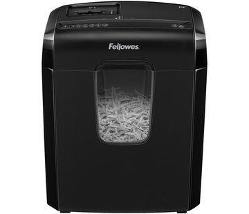 Fellowes Fellowes papiervernietiger LX25 zwart - Cross Cut - 6 vellen - P-4 beveiliging