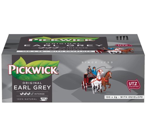 Pickwick Pickwick thee - Earl Grey - pak met 100 theezakjes