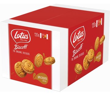 Lotus Lotus Biscoff gevulde speculoos - 120 stuks - individueel verpakt
