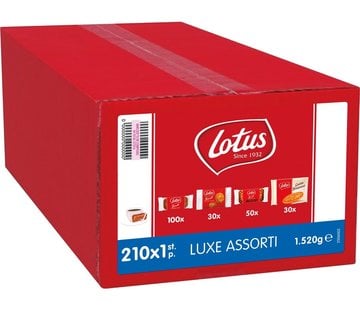 Lotus Lotus koeken - Luxe Assorti - 210 koekjes - Individueel verpakt