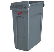 Rubbermaid Rubbermaid - afvalcontainer Slim Jim - 60 liter - grijs